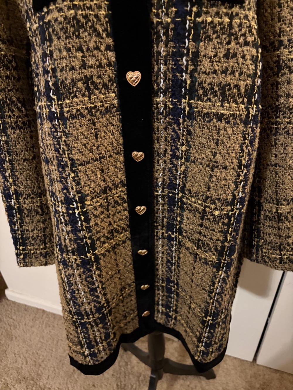Ivy City Co Reagan Dress Tan Tweed - Picture 5 of 8